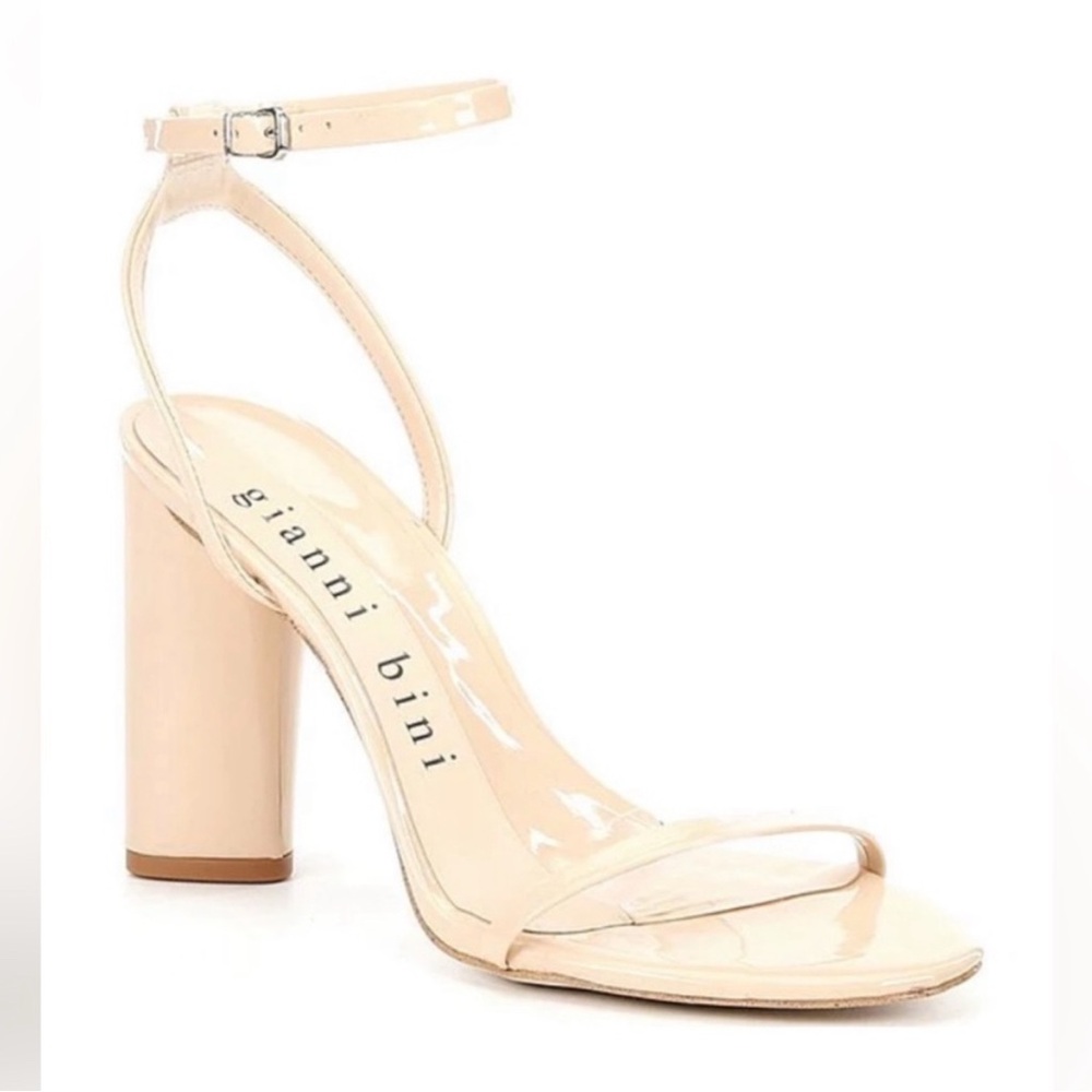 Gianni Bini Kenzie  Almond Block patent Heel